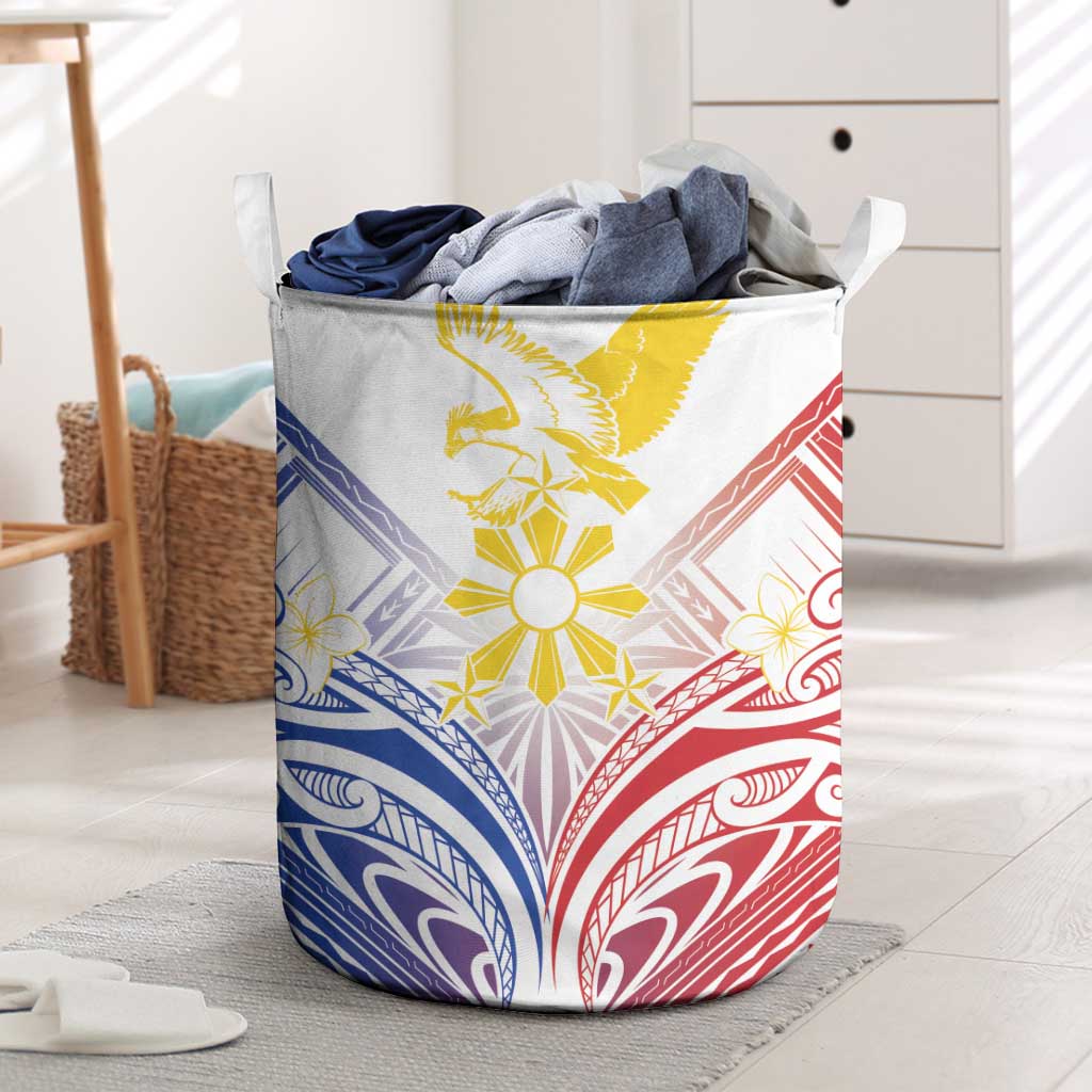 Philippines Tribal Sun Laundry Basket Hunting Eagle