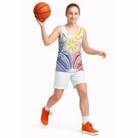 Philippines Tribal Sun Personalized Basketball Jersey Hunting Eagle