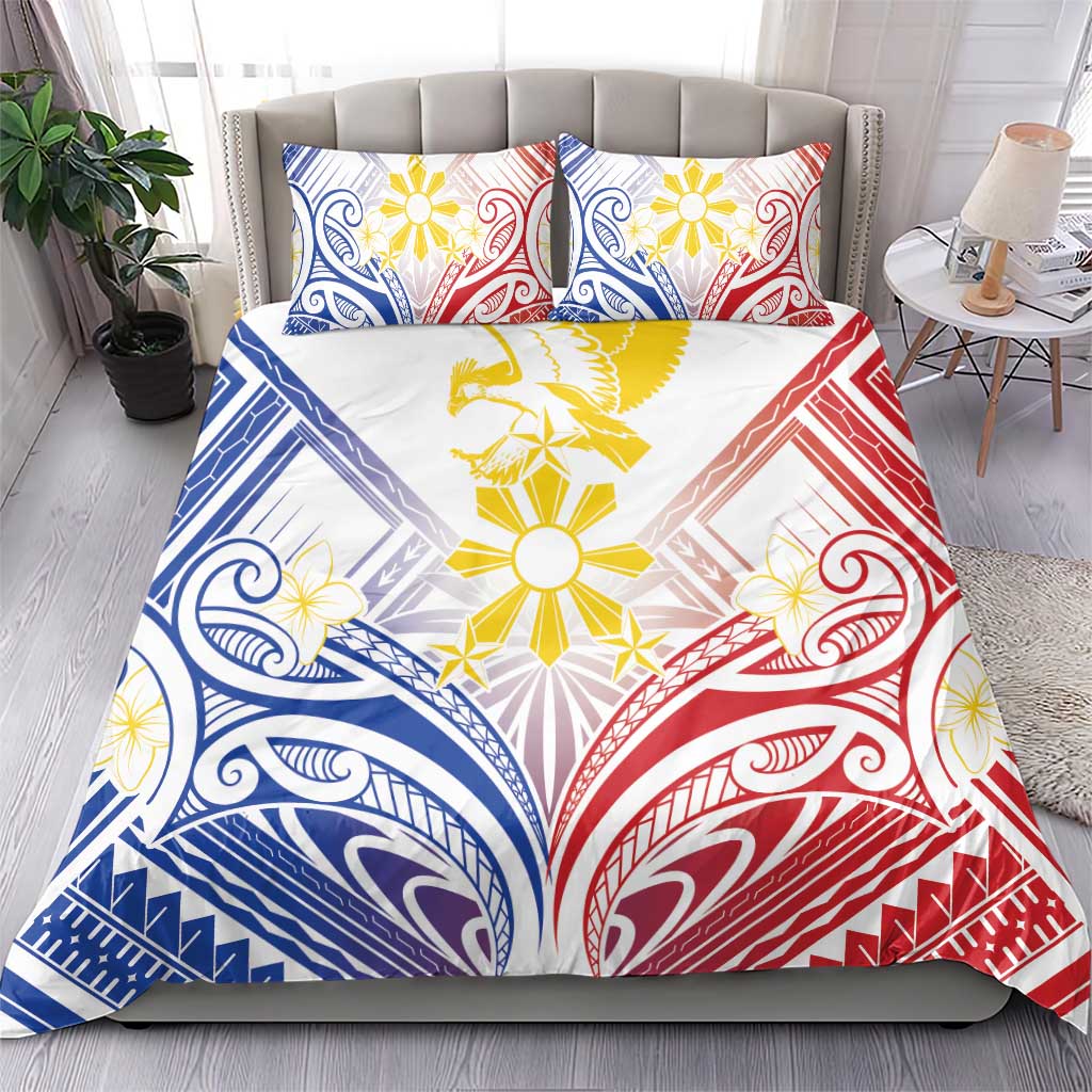 Philippines Tribal Sun Bedding Set Hunting Eagle