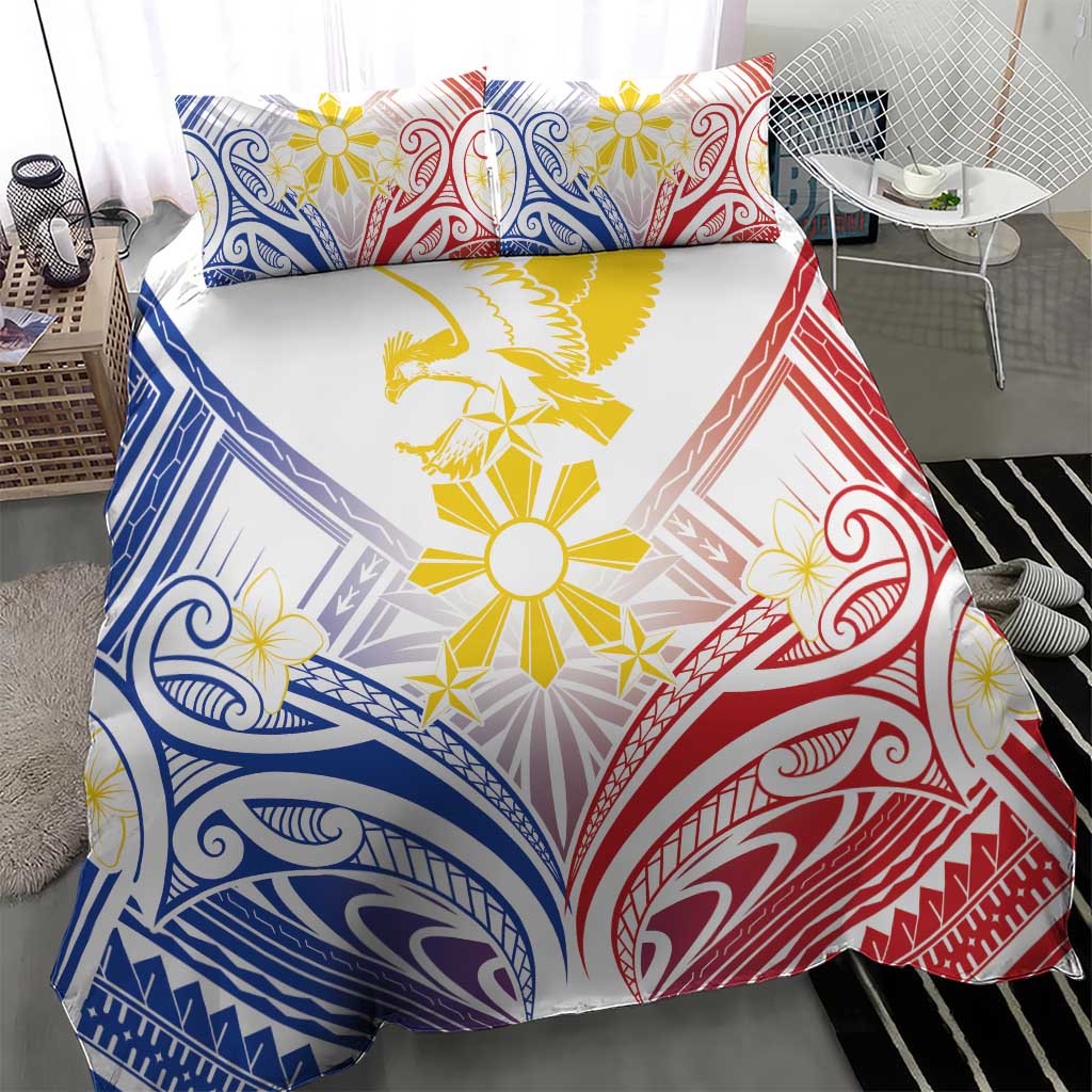 Philippines Tribal Sun Bedding Set Hunting Eagle