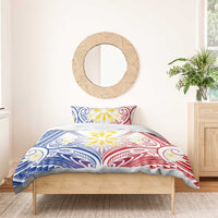 Philippines Tribal Sun Bedding Set Hunting Eagle