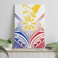 Philippines Tribal Sun Canvas Wall Art Hunting Eagle