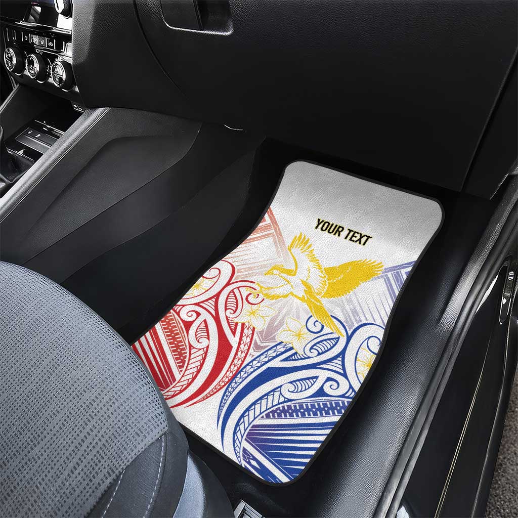 Philippines Tribal Sun Personalized Car Mats Hunting Eagle