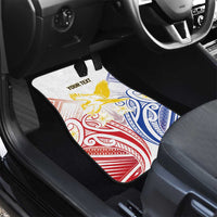Philippines Tribal Sun Personalized Car Mats Hunting Eagle
