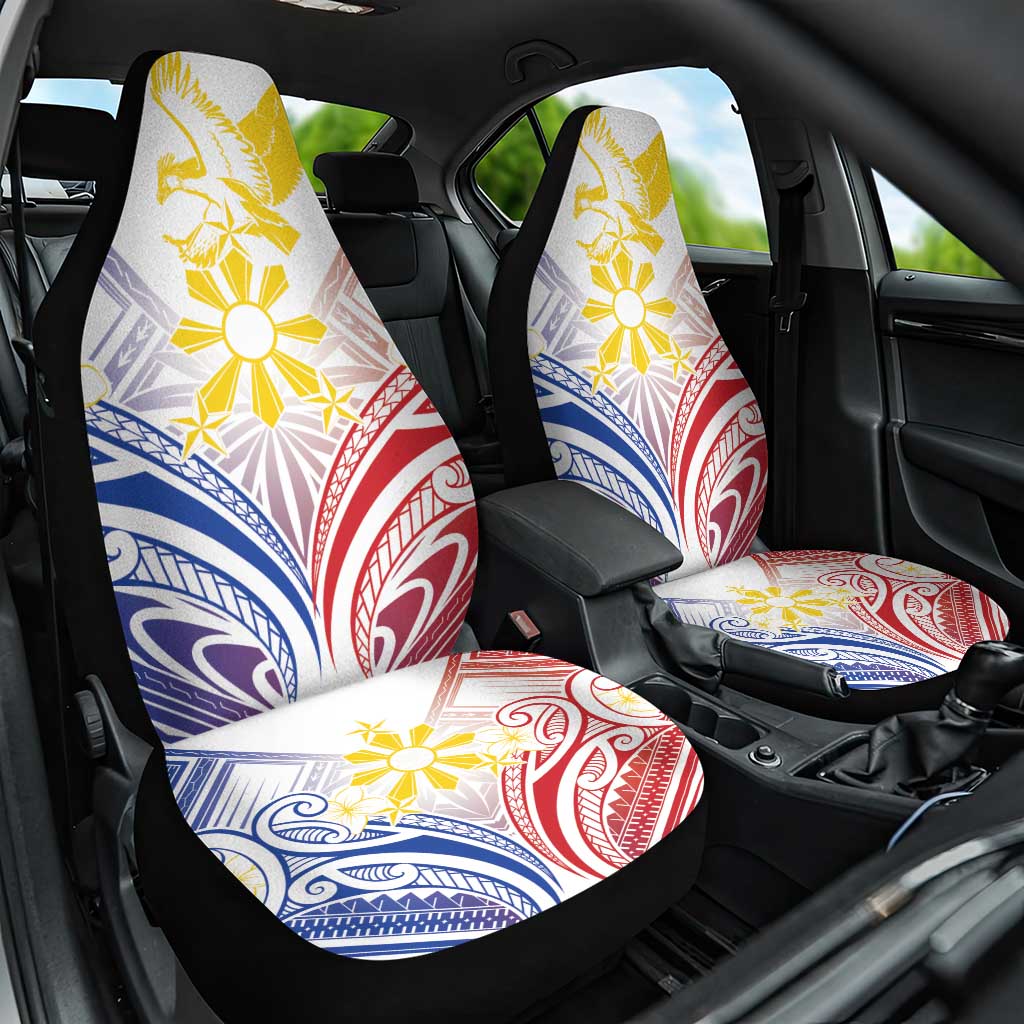 Philippines Tribal Sun Car Seat Cover Hunting Eagle