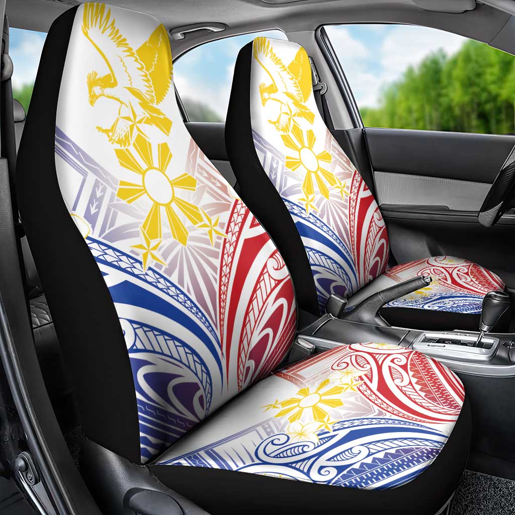 Philippines Tribal Sun Car Seat Cover Hunting Eagle