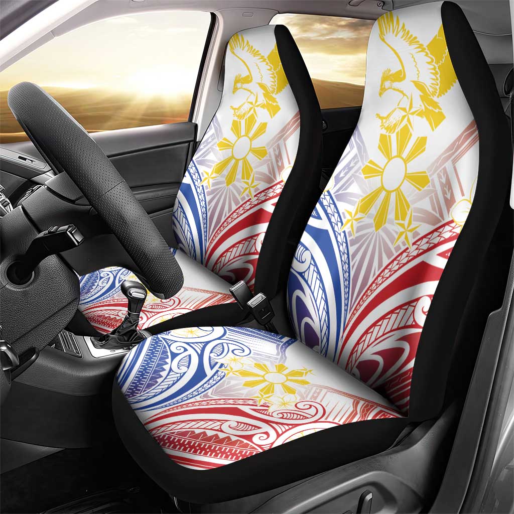 Philippines Tribal Sun Car Seat Cover Hunting Eagle