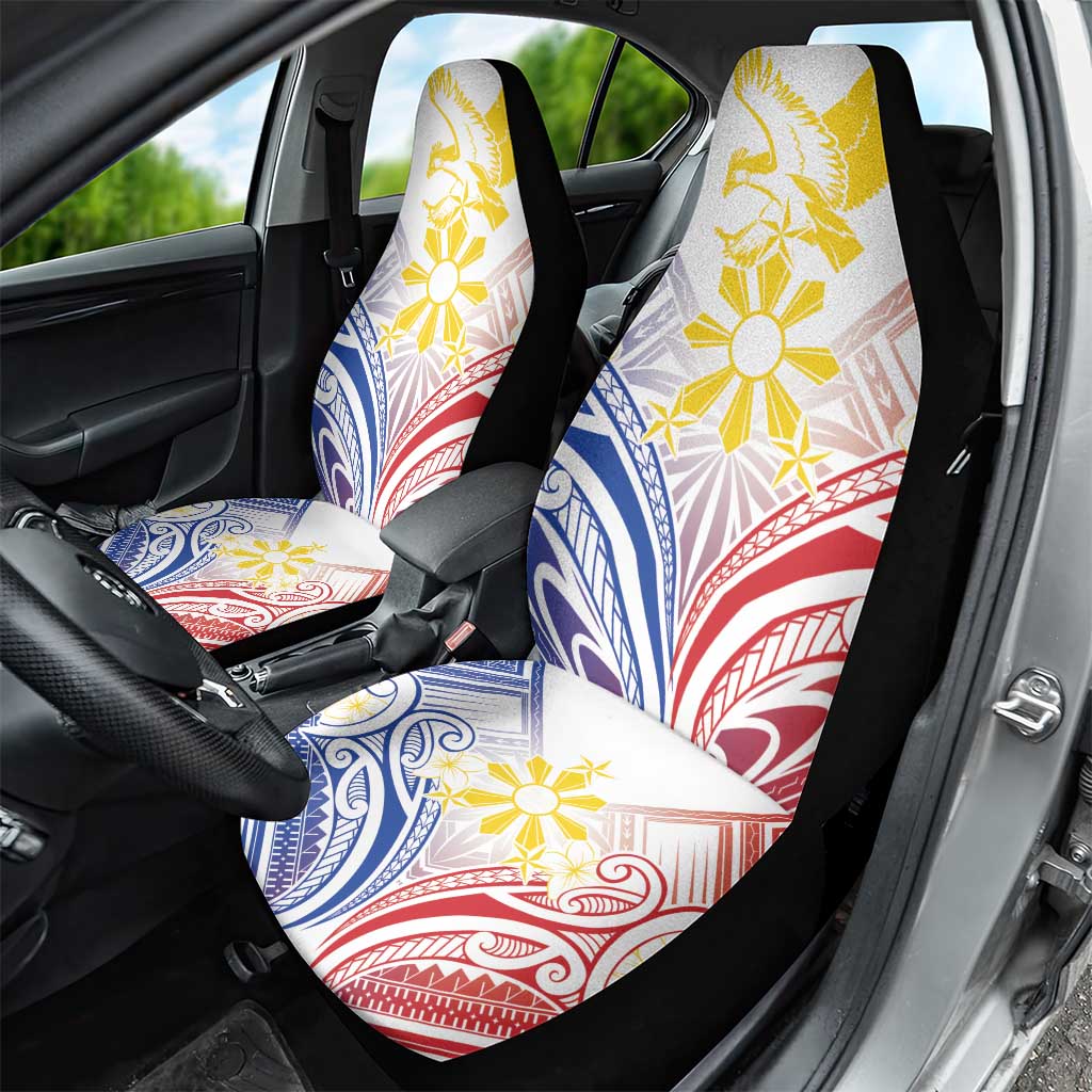 Philippines Tribal Sun Car Seat Cover Hunting Eagle
