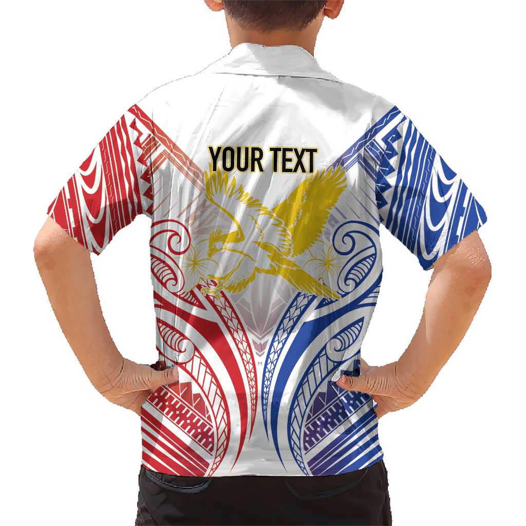 Philippines Tribal Sun Personalized Family Matching Tank Maxi Dress and Hawaiian Shirt Hunting Eagle
