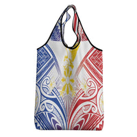 Philippines Tribal Sun Grocery Bag Hunting Eagle