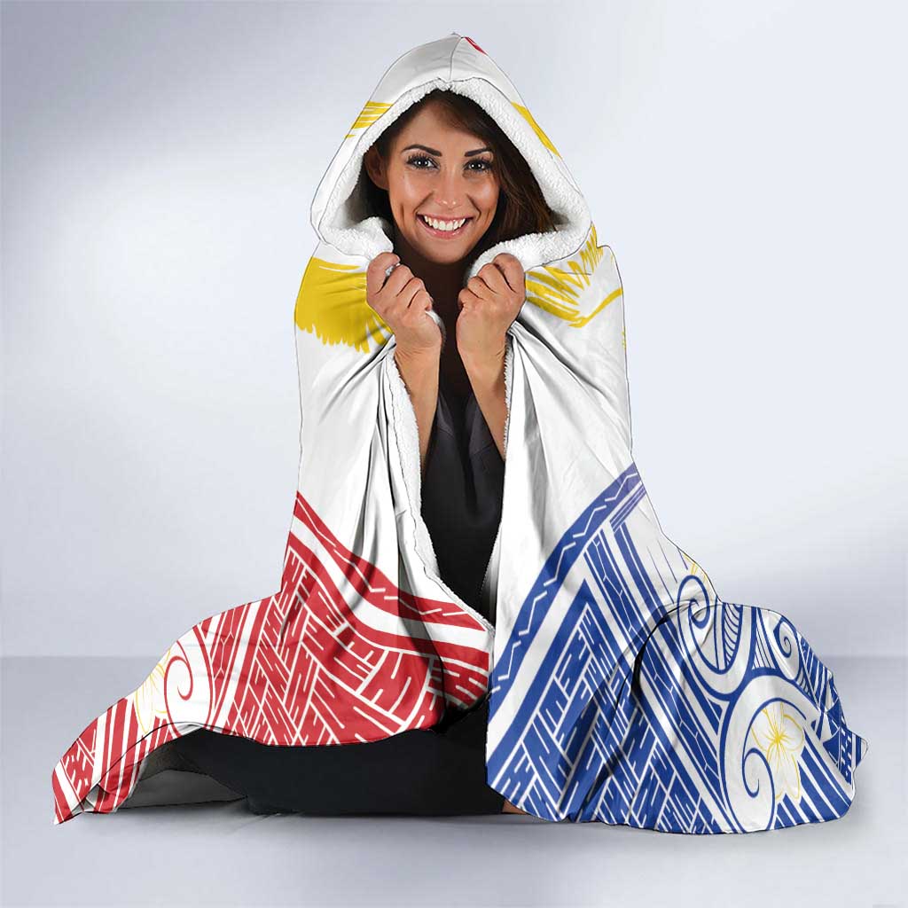 Philippines Tribal Sun Hooded Blanket Hunting Eagle