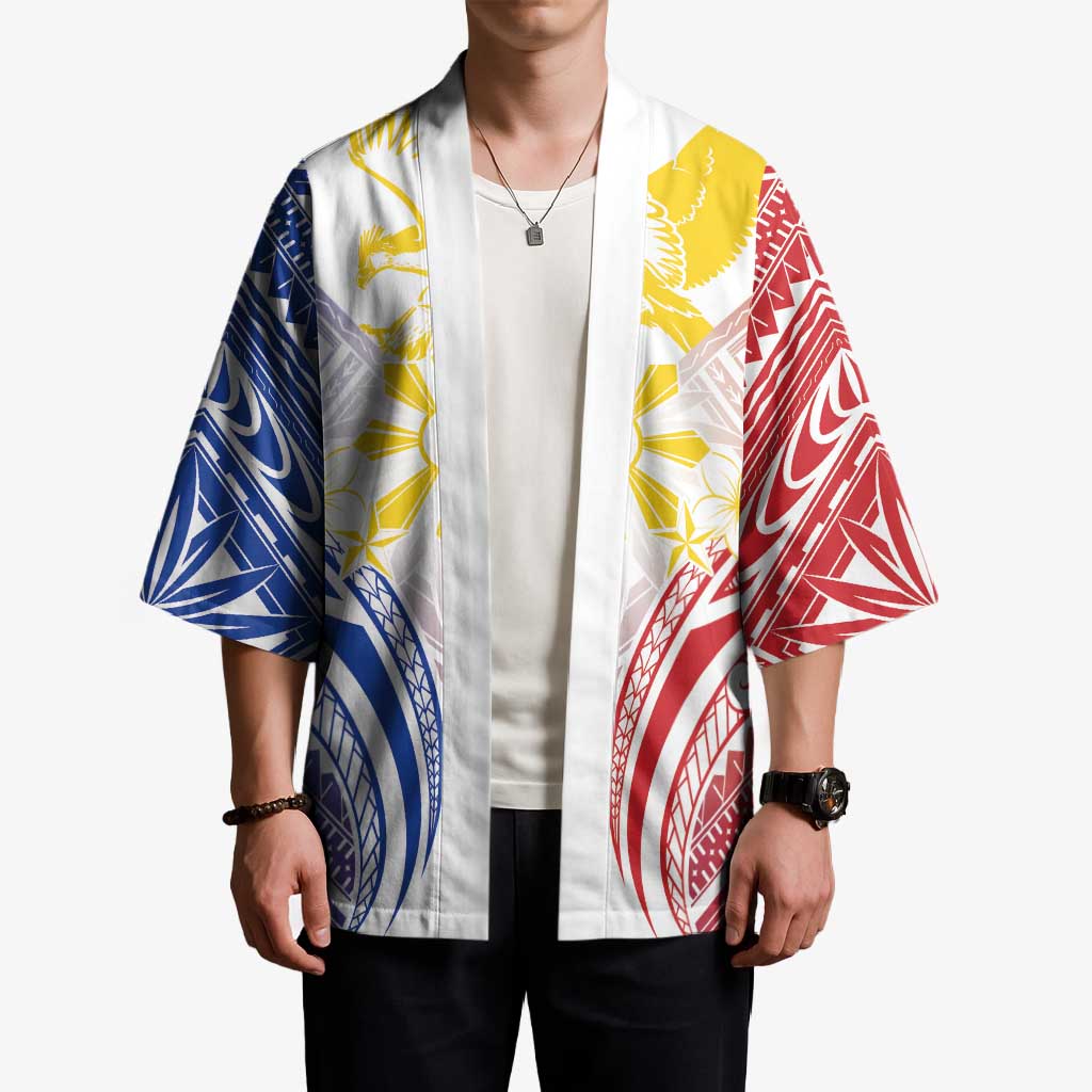 Philippines Tribal Sun Personalized Kimono Hunting Eagle