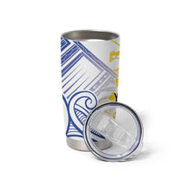 Philippines Tribal Sun Personalized Tumbler Cup Hunting Eagle