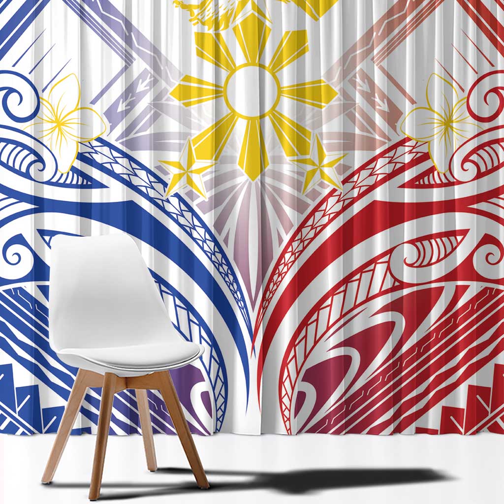 Philippines Tribal Sun Window Curtain Hunting Eagle