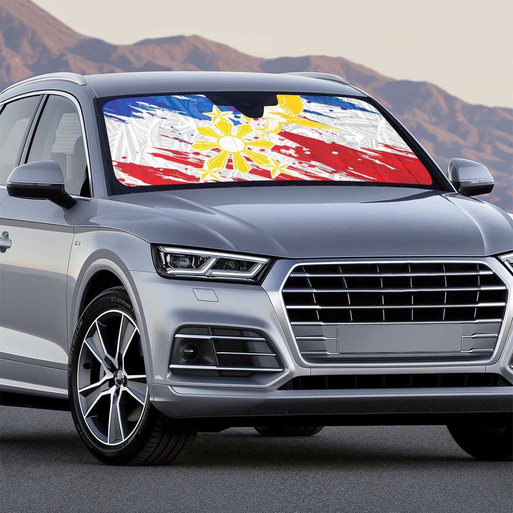 Filipino Sun and Stars Auto Sun Shade Grunge Vibes