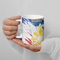Personalized Filipino Sun and Stars Ceramic Mug Grunge Vibes