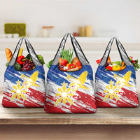 Filipino Sun and Stars Grocery Bag Grunge Vibes