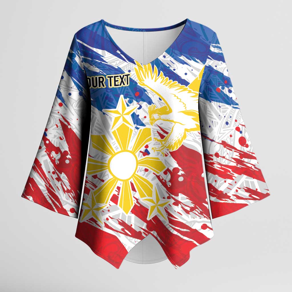 Personalized Filipino Sun and Stars Kimono Sleeve Blouse Grunge Vibes