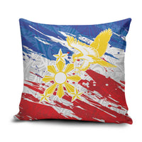 Filipino Sun and Stars Pillow Cover Grunge Vibes