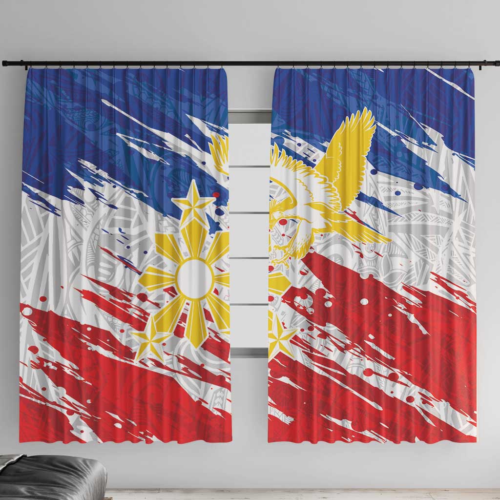 Filipino Sun and Stars Window Curtain Grunge Vibes