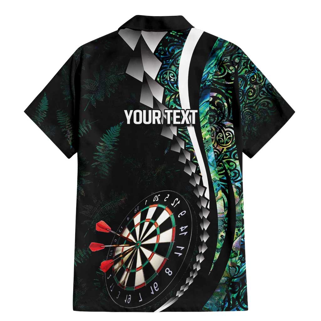 Personalized New Zealand Darts Family Matching Mermaid Dress and Hawaiian Shirt Paua Shell Koiri - Manaia LT7 - Polynesian Pride