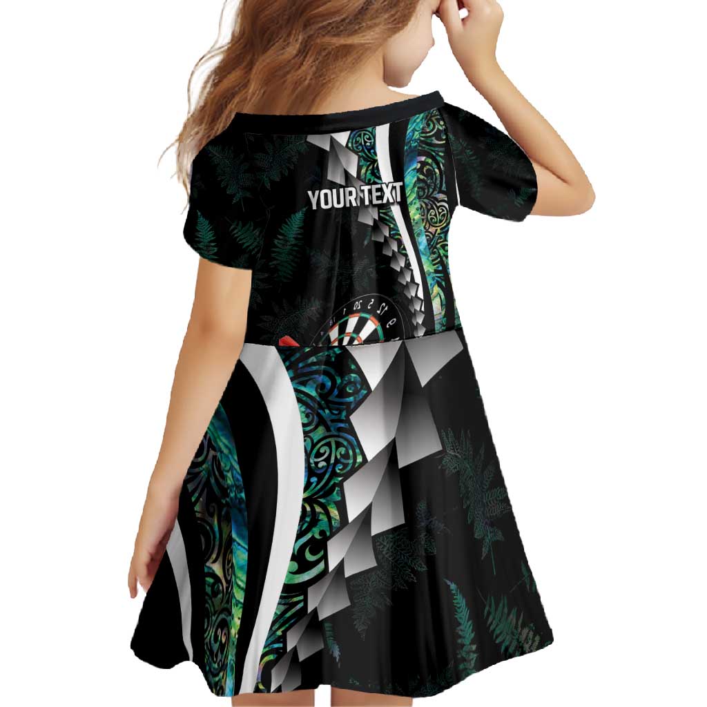 Personalized New Zealand Darts Family Matching Off Shoulder Maxi Dress and Hawaiian Shirt Paua Shell Koiri - Manaia LT7 - Polynesian Pride