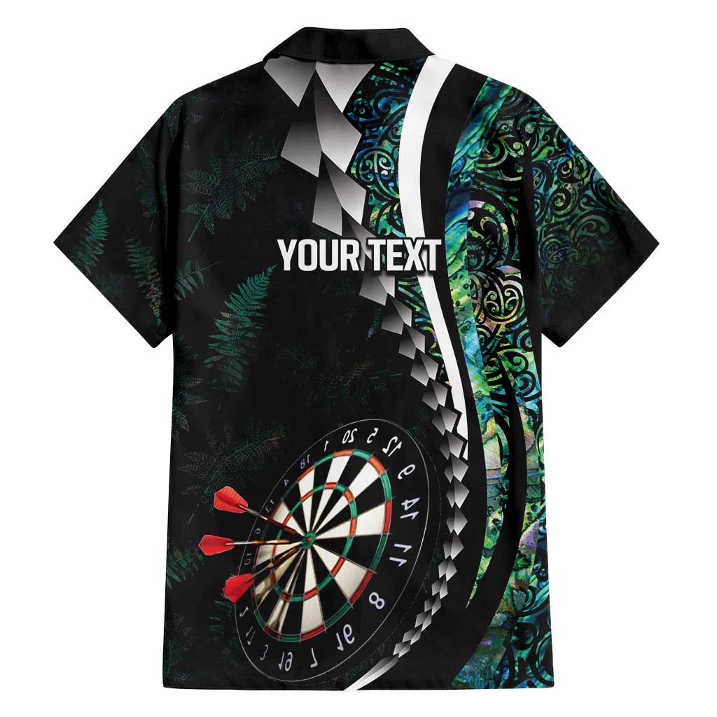 Personalized New Zealand Darts Family Matching Tank Maxi Dress and Hawaiian Shirt Paua Shell Koiri - Manaia LT7 - Polynesian Pride