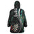 Personalized New Zealand Darts Wearable Blanket Hoodie Paua Shell Koiri - Manaia