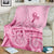 Aotearoa Maori Blanket Pink Fern Ribbons - Polynesian Pride