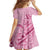 Aotearoa Maori Family Matching Tank Maxi Dress and Hawaiian Shirt Pink Fern Ribbons - Polynesian Pride