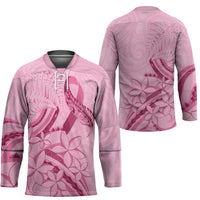 Aotearoa Maori Hockey Jersey Pink Fern Ribbons - Polynesian Pride