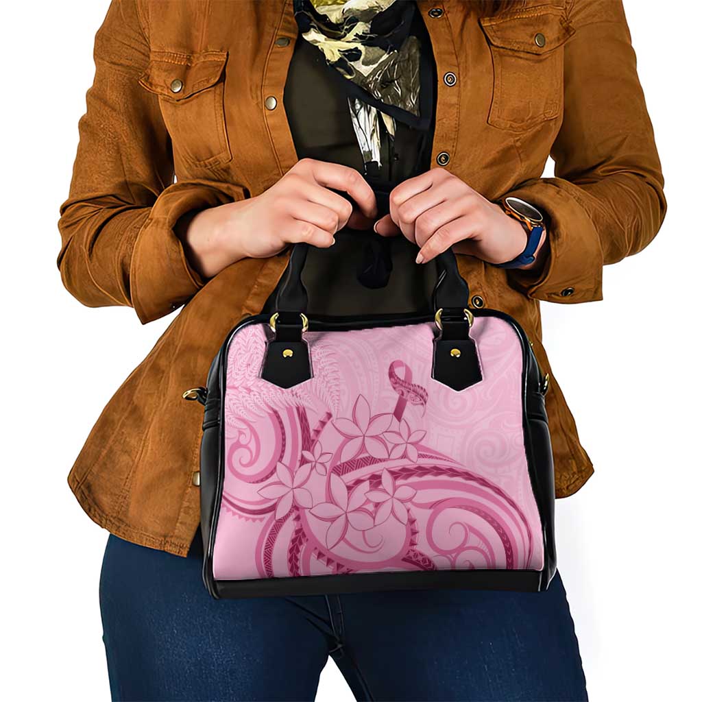 Aotearoa Maori Shoulder Handbag Pink Fern Ribbons - Polynesian Pride