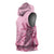 Aotearoa Maori Sleeveless Hoodie Pink Fern Ribbons - Polynesian Pride