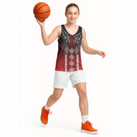 Aotearoa Maori Iwi Heritage Basketball Jersey Ngapuhi Kokowai LT7 - Polynesian Pride