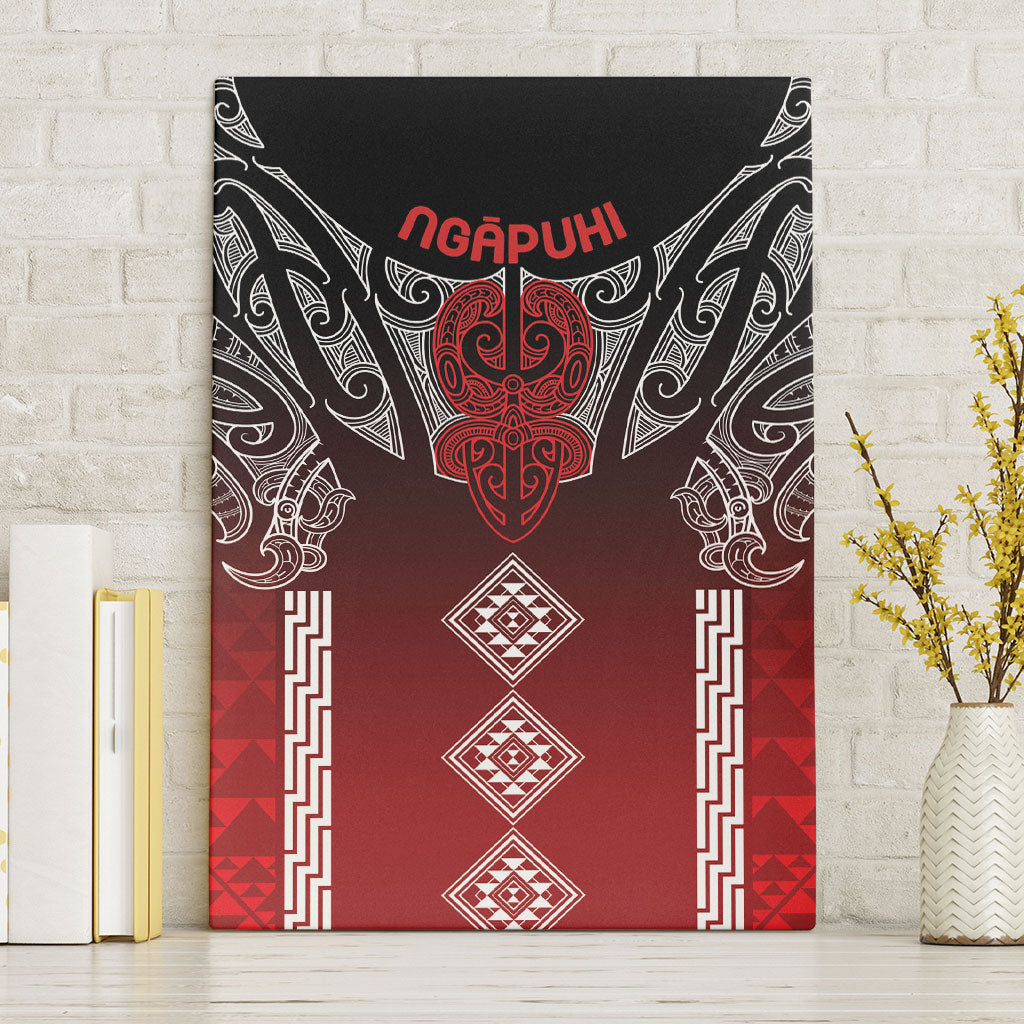 Aotearoa Maori Iwi Heritage Canvas Wall Art Ngapuhi Kokowai