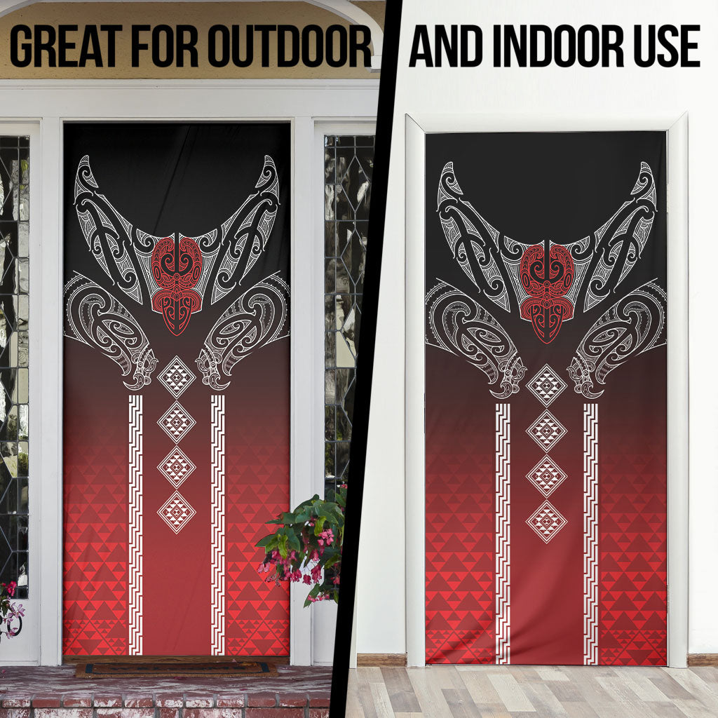 Aotearoa Maori Iwi Heritage Door Cover Ngapuhi Kokowai LT7 - Polynesian Pride