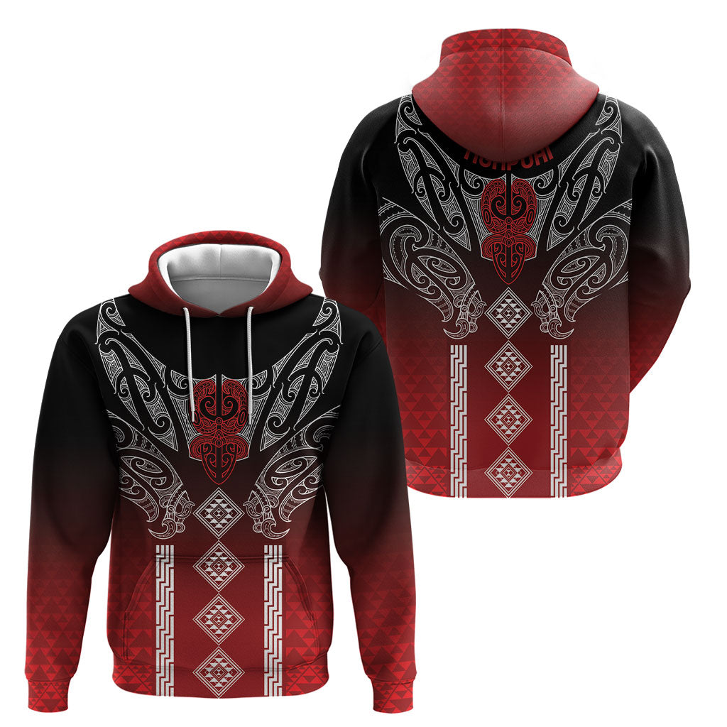 Aotearoa Maori Iwi Heritage Hoodie Ngapuhi Kokowai LT7 - Polynesian Pride