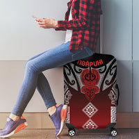 Aotearoa Maori Iwi Heritage Luggage Cover Ngapuhi Kokowai LT7 - Polynesian Pride