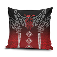 Aotearoa Maori Iwi Heritage Pillow Cover Ngapuhi Kokowai LT7 Red - Polynesian Pride