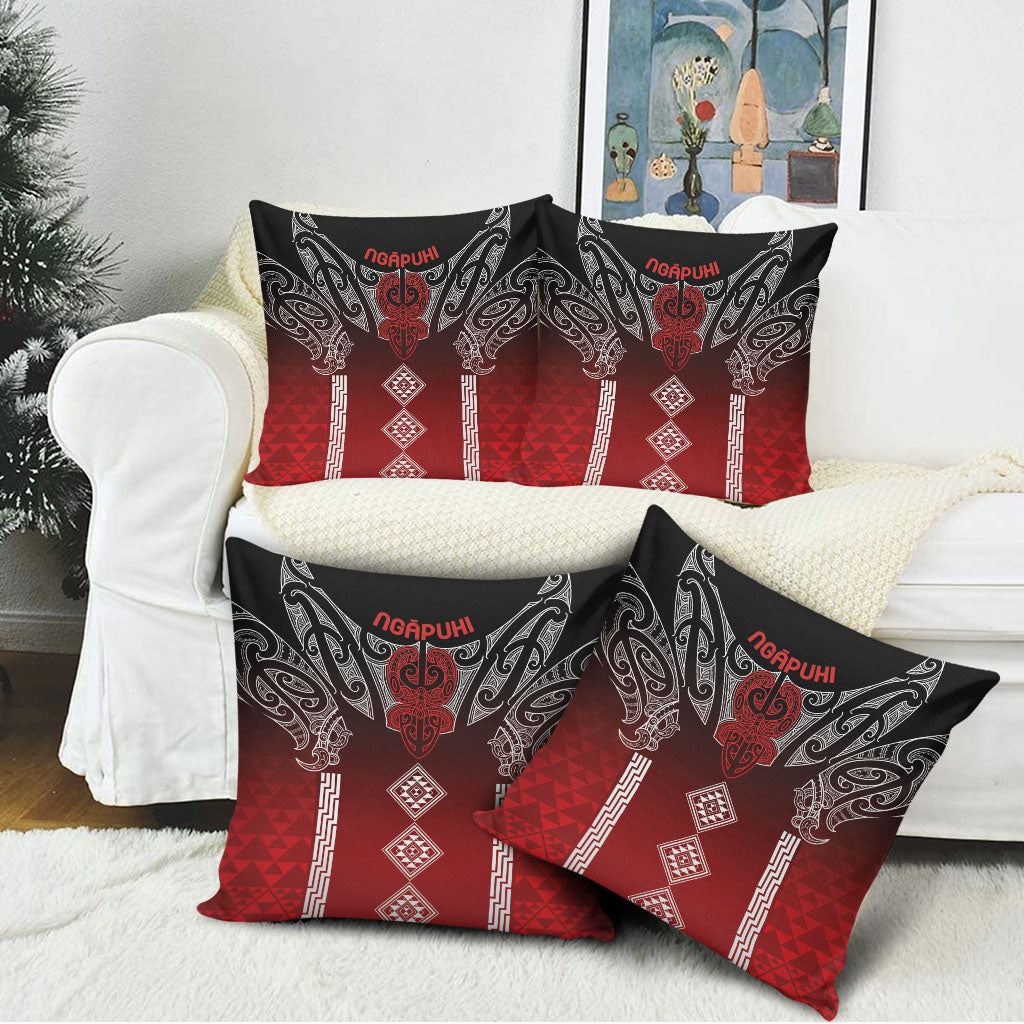 Aotearoa Maori Iwi Heritage Pillow Cover Ngapuhi Kokowai LT7 - Polynesian Pride