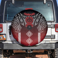 Aotearoa Maori Iwi Heritage Spare Tire Cover Ngapuhi Kokowai LT7 Red - Polynesian Pride