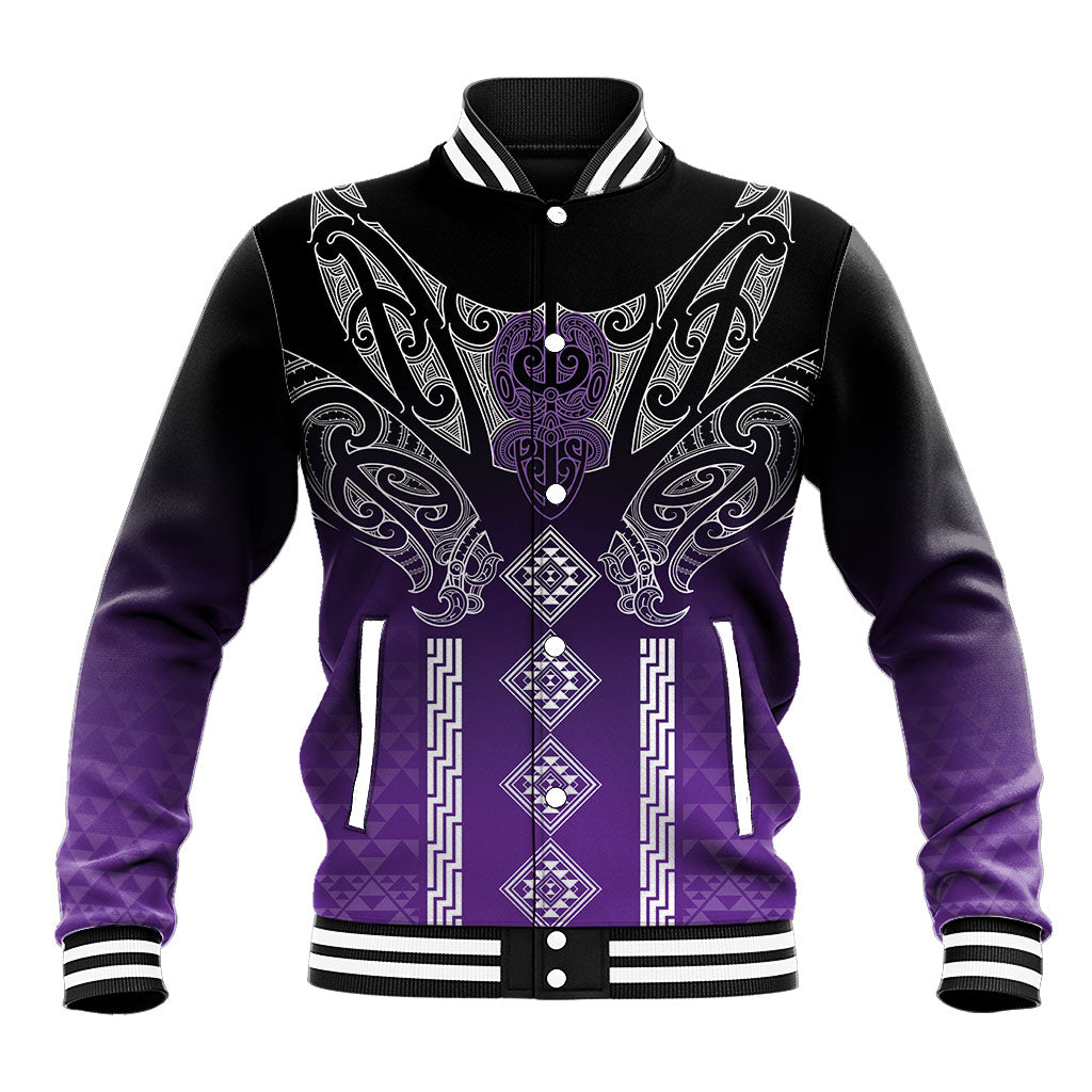 Aotearoa Maori Iwi Heritage Baseball Jacket Ngati Porou Waiporoporo