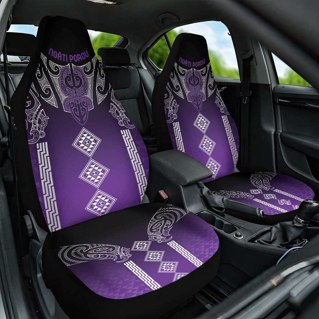 Aotearoa Maori Iwi Heritage Car Seat Cover Ngati Porou Waiporoporo
