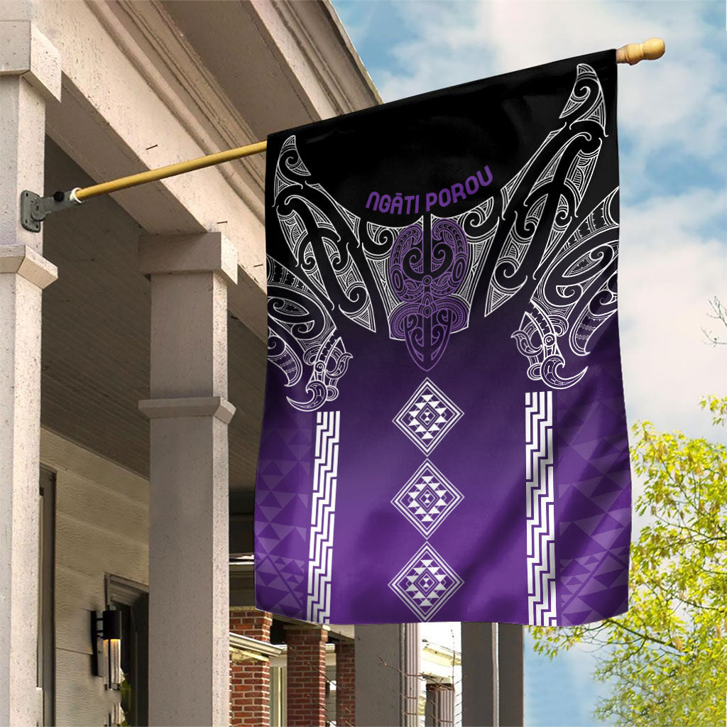 Aotearoa Maori Iwi Heritage Garden Flag Ngati Porou Waiporoporo