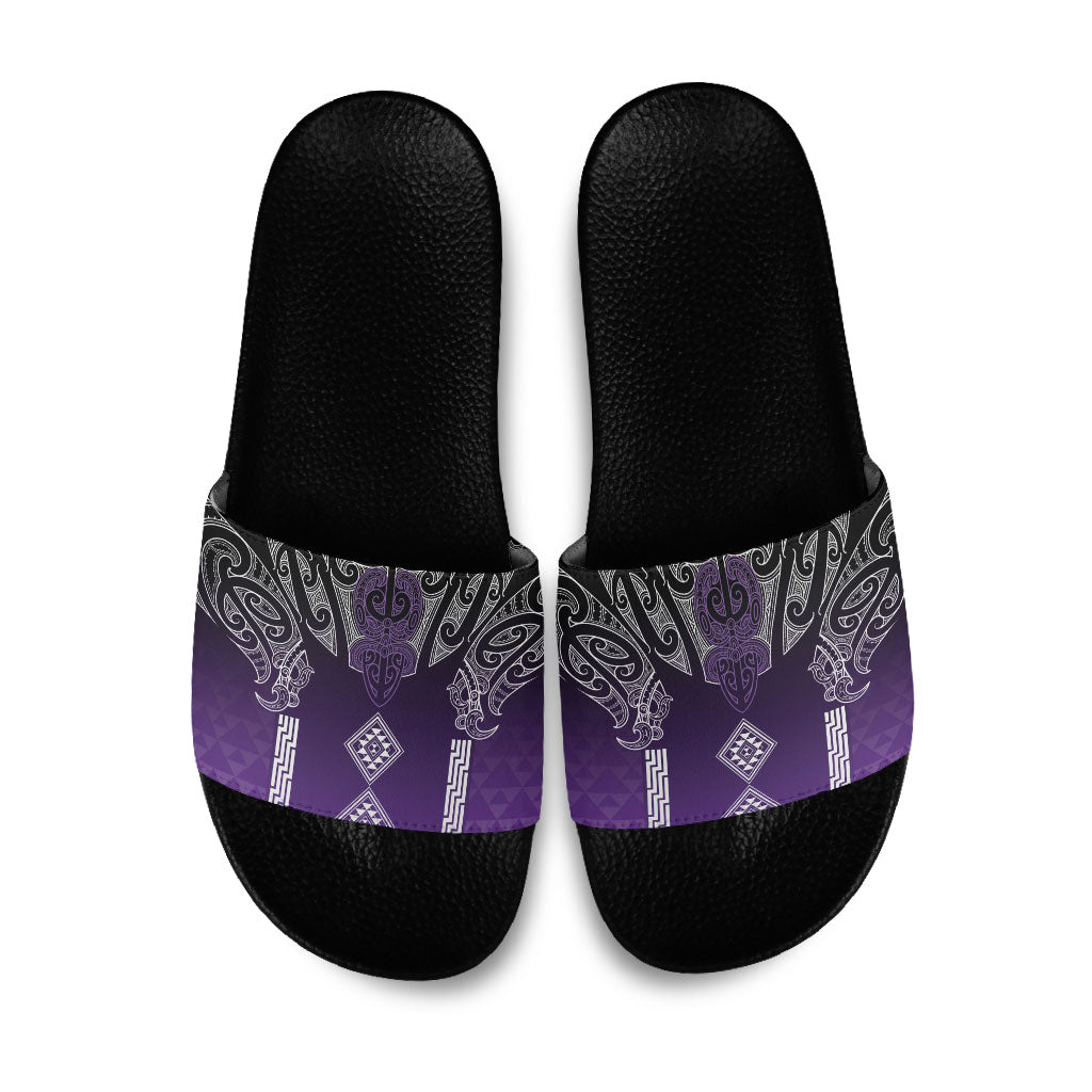 Aotearoa Maori Iwi Heritage Slide Sandals Ngati Porou Waiporoporo