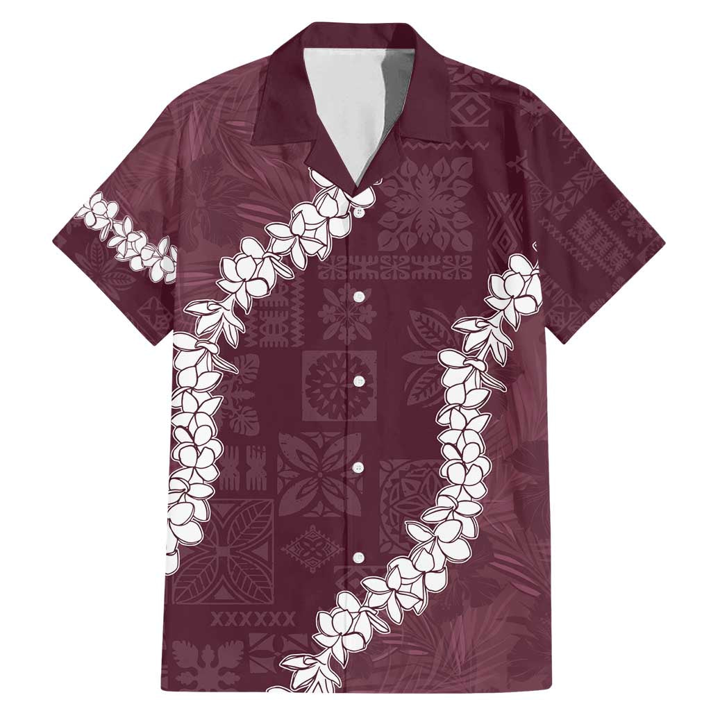 Hawaii Aloha Family Matching Mermaid Dress and Hawaiian Shirt Champange Quilt Patch Work Mix Plumeria Lei LT7 Dad's Shirt - Short Sleeve Champange - Polynesian Pride