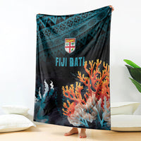Fiji Bati Rugby Viti Masi Blanket Coral Motifs LT7 - Polynesian Pride