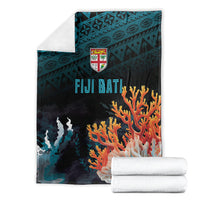Fiji Bati Rugby Viti Masi Blanket Coral Motifs LT7 - Polynesian Pride