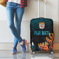 Fiji Bati Rugby Viti Masi Luggage Cover Coral Motifs LT7 - Polynesian Pride