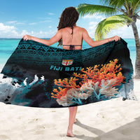 Fiji Bati Rugby Viti Masi Sarong Coral Motifs LT7 - Polynesian Pride